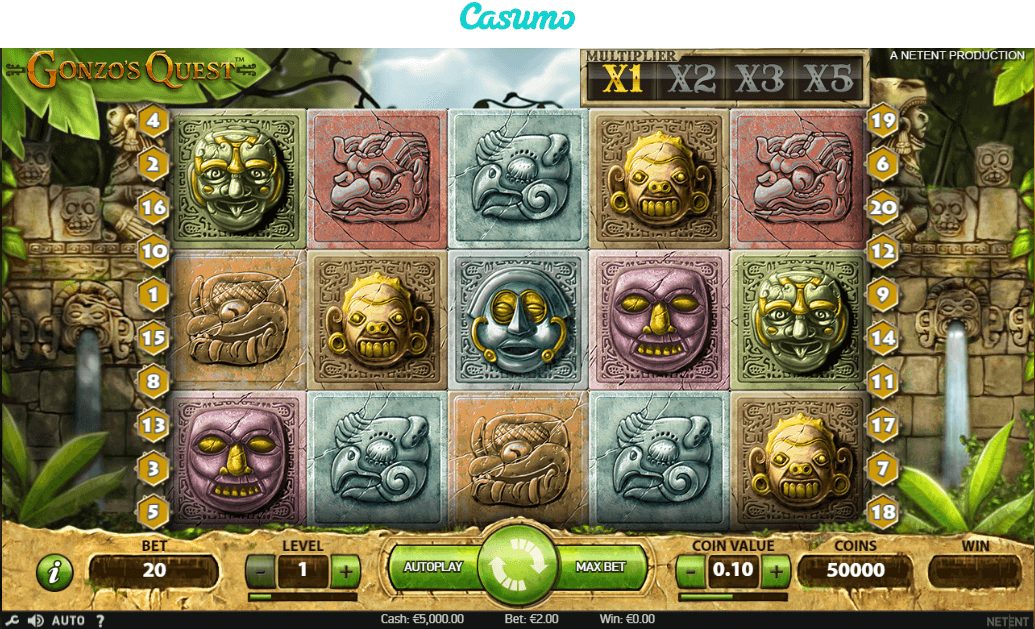 Gonzo's Quest hos Casumo
