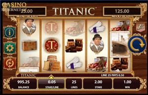 titanic slot från Bally