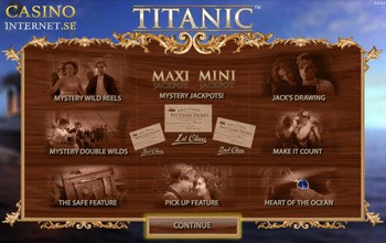 titanic slot bonus